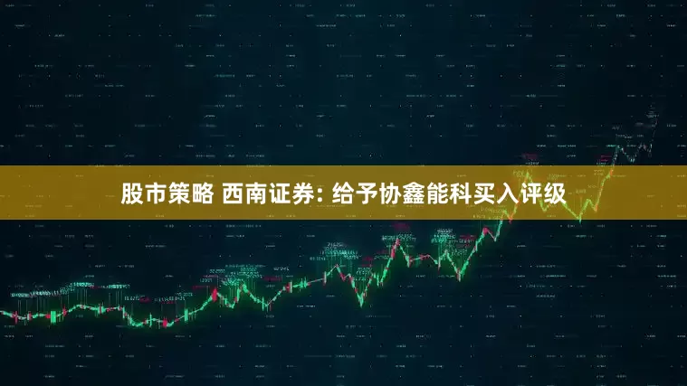 股市策略 西南证券: 给予协鑫能科买入评级