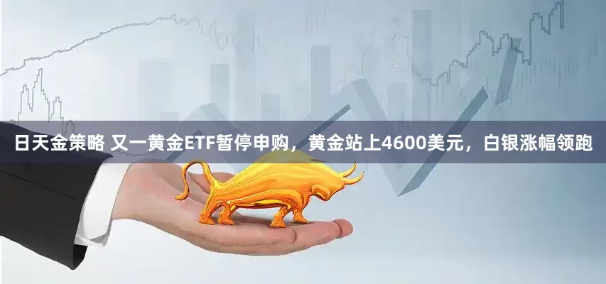 日天金策略 又一黄金ETF暂停申购，黄金站上4600美元，白银涨幅领跑