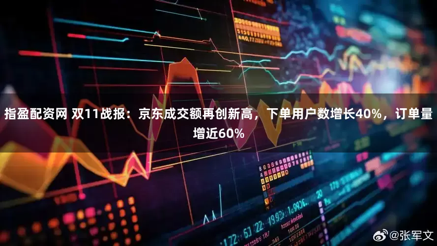 指盈配资网 双11战报：京东成交额再创新高，下单用户数增长40%，订单量增近60%